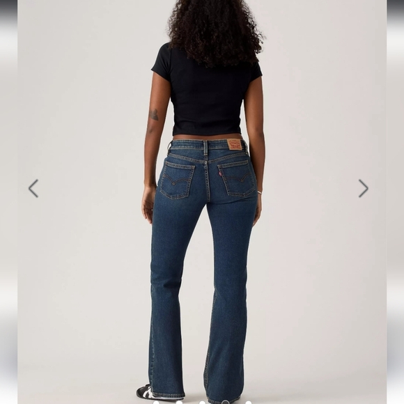 Size 28 Levi's 518 Women's Boot Cut Jeans Low Rise Y2k Like New Semi Flare 90s - Picture 5 of 5